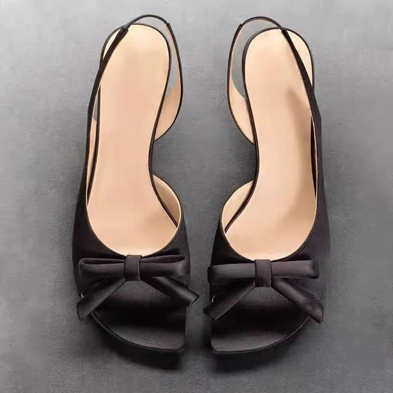 AIERTU  -  Fashion Designer Women's Shoes Elegant French High Heeled Sandals for Woman Exquisite Round Head Casual Shoes Sandalias De Mujer Aiertu