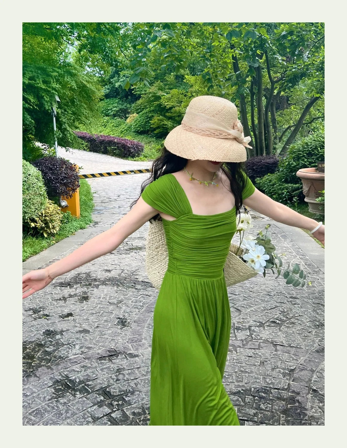 Aiertu Sweet Elegant Long Knitting Dress Women Solid Casual Evening Holiday Dress Female Summer Knitted One Piece Dress Korean Fashion Aiertu
