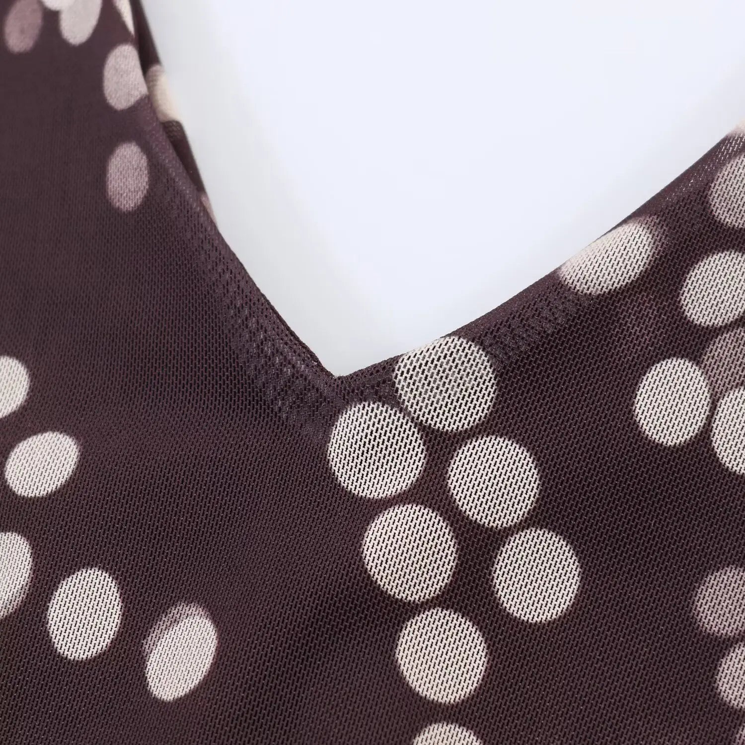 AIERTU  -  New Summer Polka Dot Chiffon Dress Women Sexy V-Neck Sleeveless Scarf Collar Midi Vestidos Elegant Retro Party Prom Sun Dress Aiertu
