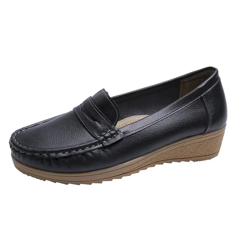 AIERTU  -  Women's Soft Bottom Spring Autumn New Style Korean Version Versatile Flat Heel Breathable Anti-Slip Single Shoe Summer Aiertu
