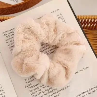 Aiertu Autumn Winter New Sweet Plush Soft Girls' Women Pompom Hair Ties Elastic Hair Band  Ropes  Accessories Headwear aiertu