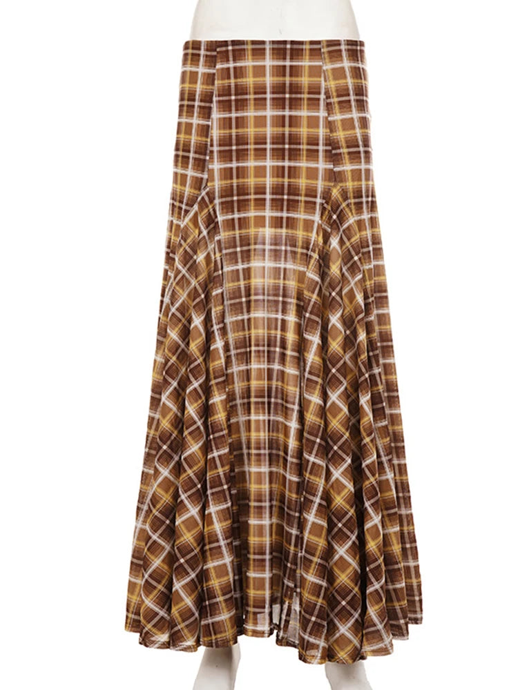 AIERTU  -  Culottes Pants High Waist Multi Button Wide Leg Cropped Trousers Solid Brown Vintage Streetwear Ladies PU Pants Aiertu