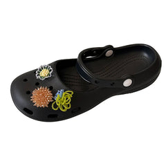 AIERTU  -  Summer Women's Slippers Luxurious Pearl Metal Flower Sparkling Designer Ballet Shoes Girls' Sandals Indoor and Outdoor Soft Aiertu