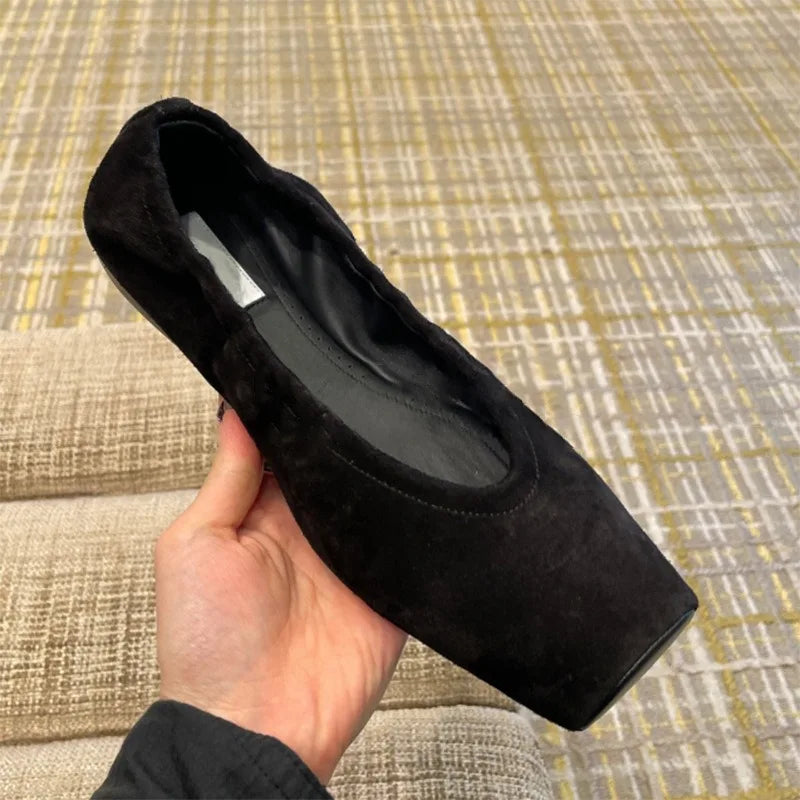 AIERTU  -  New Womens Mary Jane Shoes Exquisite Square Head Casual Shoes for Woman Fashion Ballet Flat Shoe Designer Shoes Zapatos De Mujer Aiertu