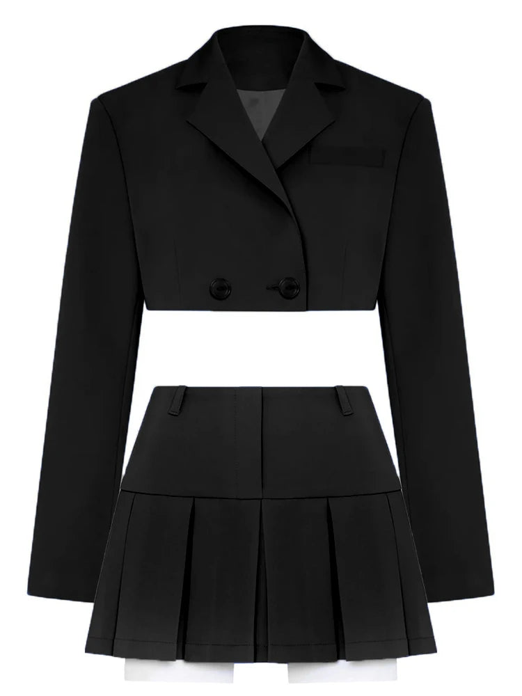 Aiertu Fashion Chic Jacket Women's Blazer Suits Green New Blazers for Women Cropped Coats Jacket Summer Casual Outfits Blazer Women Aiertu