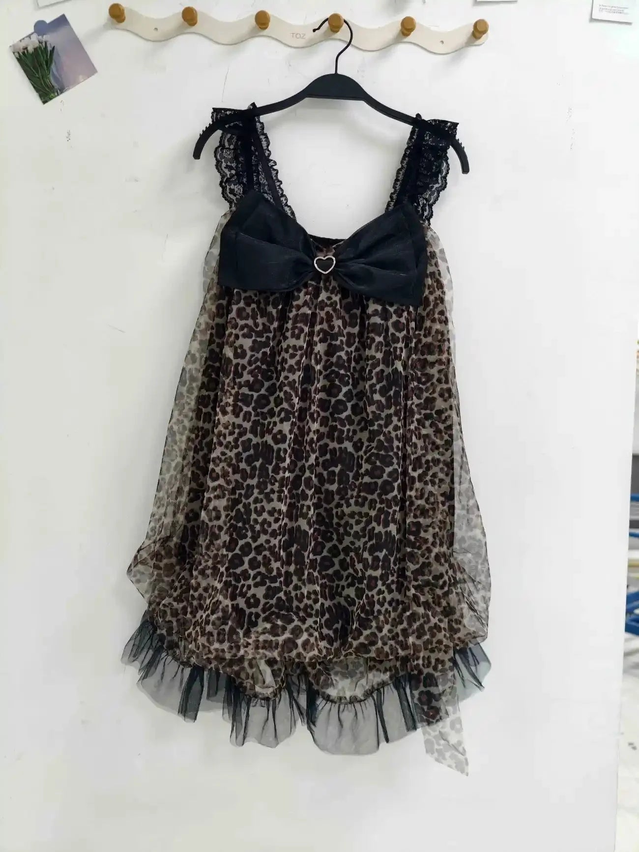 AIERTU  -  Japanese Dress Lace Slim Vintage Sexy Y2k 90s Harajuku Goth Punk Sleeveless Leopard Print Hot Sweet Summer Dresses Lolita Skirt Aiertu