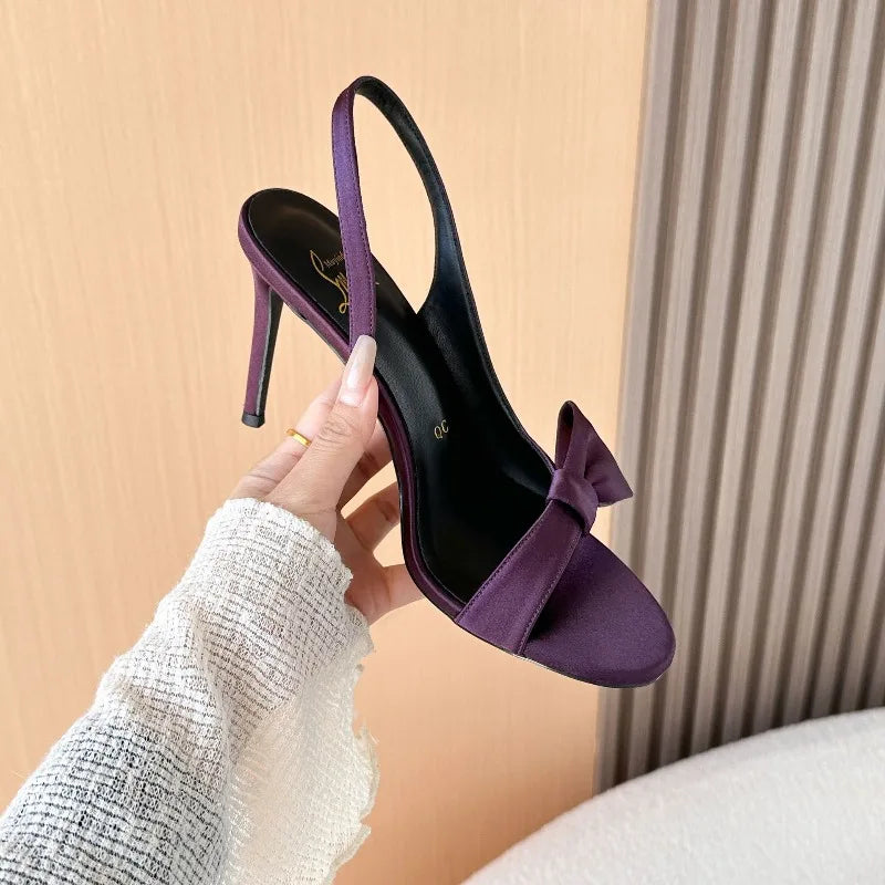 AIERTU  -  New Women Shoes Elegant French High Heeled Sandals for Woman Exquisite Round Head Casual Shoes Designer Shoes Sandalias De Mujer Aiertu
