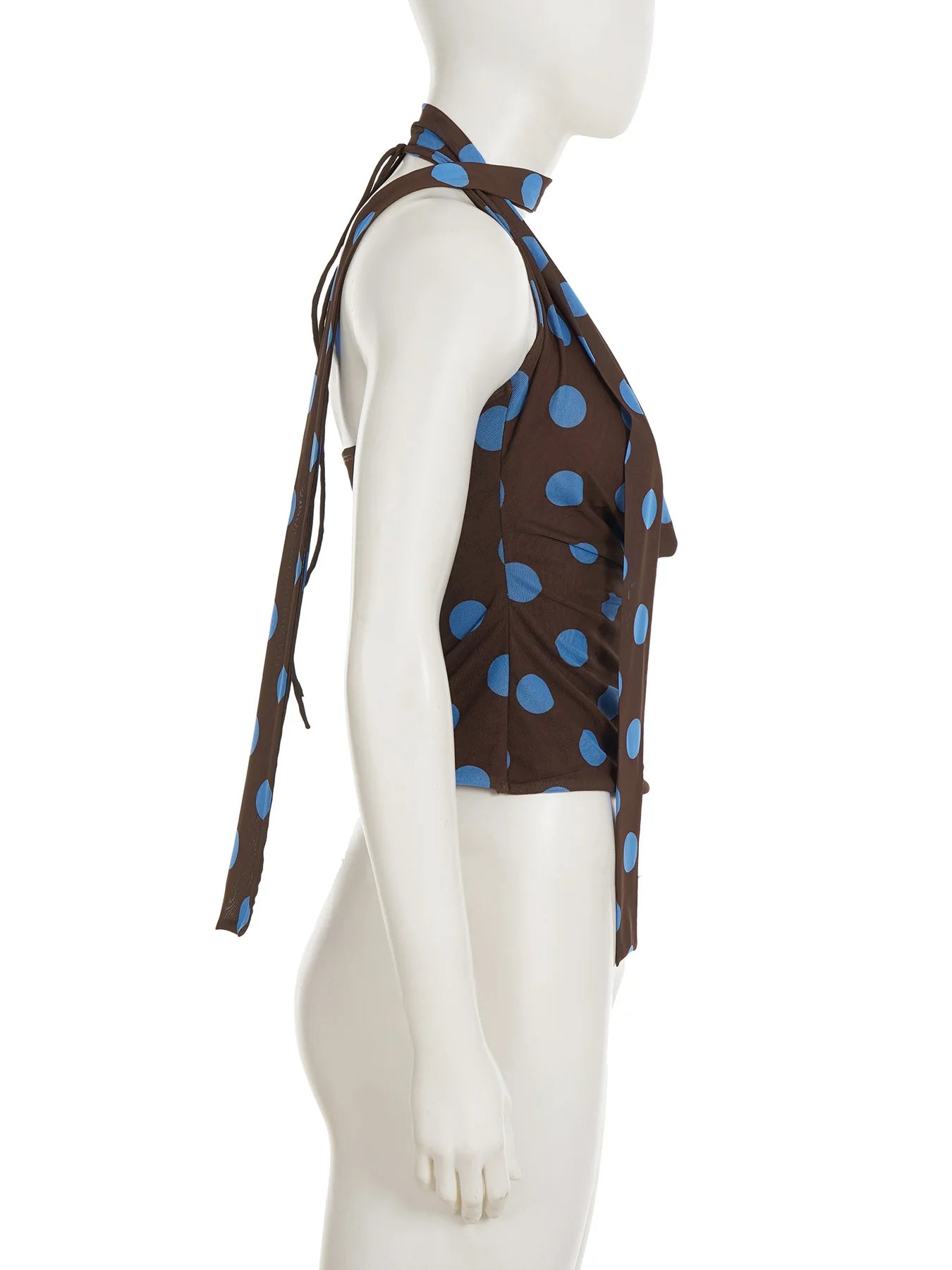 AIERTU  -  Style Fashionable Polka Dot Irregular Mesh Skirt New Temperament Light and Mature Style Mid-length Skirt Aiertu