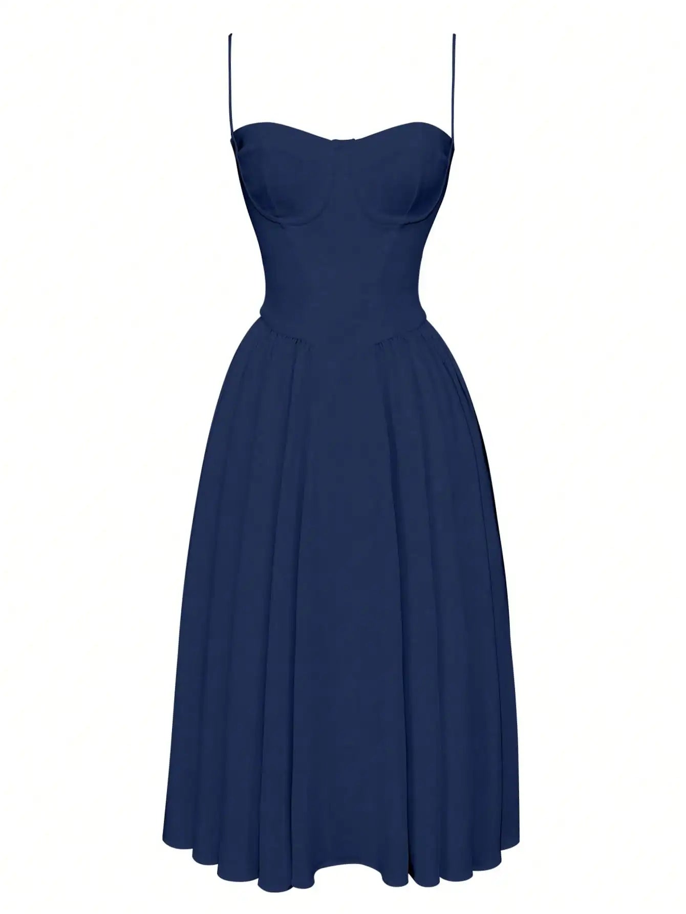 AIERTU  -  Ladies' summer solid color elegant sexy camisole dress with a three-dimensional cut that showcases a beautiful figure Aiertu