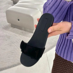 AIERTU  -  Summer New Women Shoes Exquisite French Style Flat Slippers for Woman Fashion Vacation Casual Shoes Designer Shoes Zapatos Mujer Aiertu