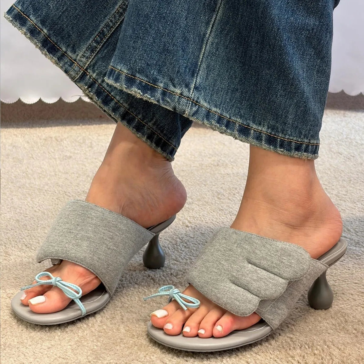 AIERTU  -  Summer New Women Shoes Sweet Style Open Toe High Heeled Sandals for Woman Fashion Model Casual Shoe Designer Shoes Zapatos Mujer Aiertu