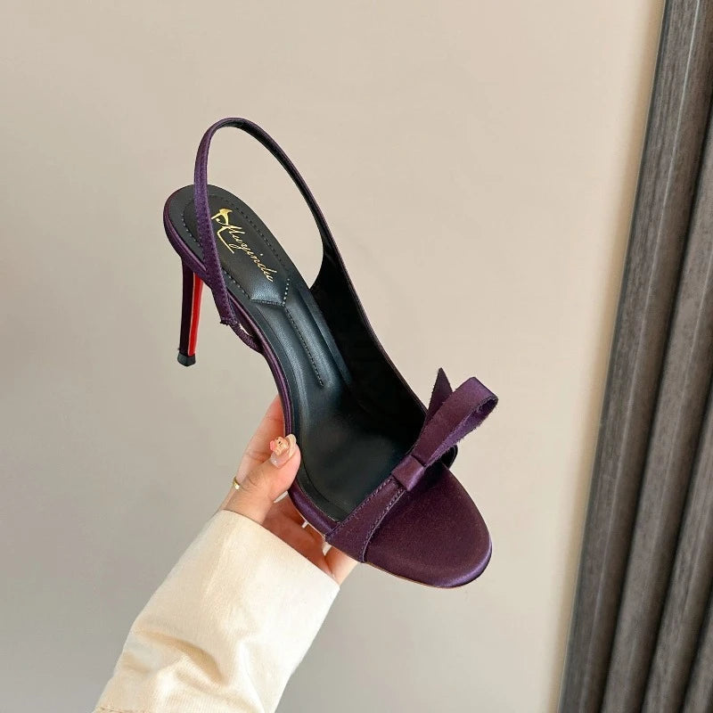 AIERTU  -  New Women's Sandals Exquisite Bling High Heeled Sandals for Woman Fashion Model Casual Shoes Designer Shoes Sandalias De Mujer Aiertu