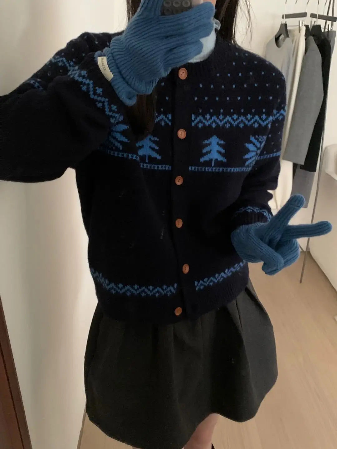 AIERTU  -  Autumn Winter New Arrival Lazy Style Casual Versatile Knitted Cardigan Women Korean Style Crew Neck Soft Sweater Coat Aiertu