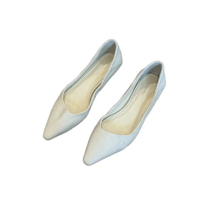 AIERTU  -  New Women's Shoes French Style Luxury Genuine Leather Casual Shoes for Woman Exquisite Flat Shoe Designer Shoes Zapatos De Mujer Aiertu