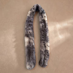 AIERTU  -  Women Faux Fur Scarf Fluffy Warm Animal Print Neck Collar Winter Luxury Plush Scarves for Coat Streetwear Outfit Festival Gifts Aiertu