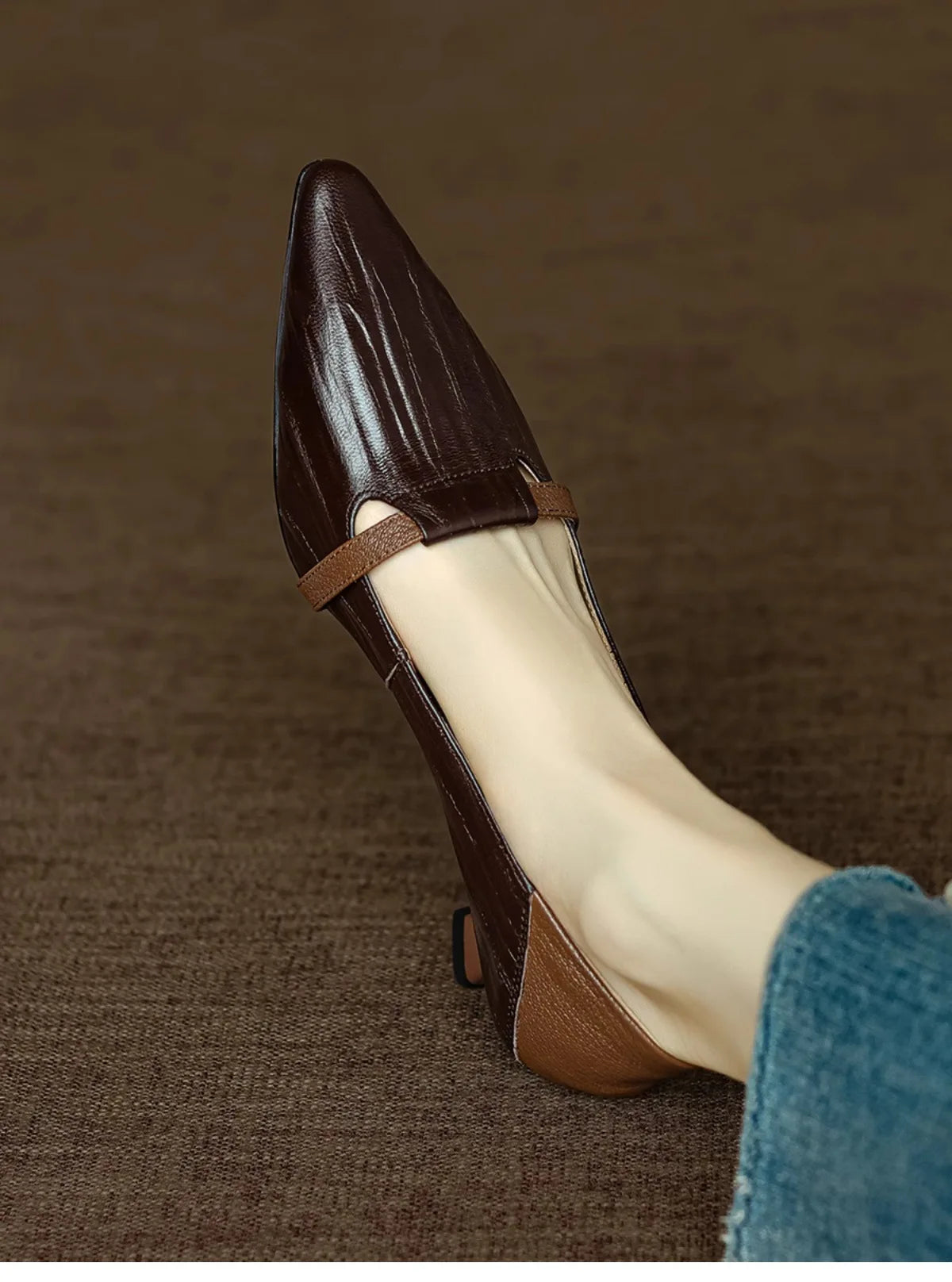 Aiertu  -  New Women Heels Loafers Footwear Elegant Slingback Pointed Slip on Party Lady Pumps Shoes Fashion Comefortable Zapatos De Mujer Aiertu