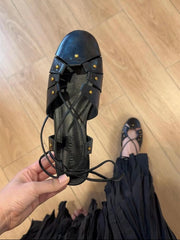 Aiertu  -  Flats Sandals Designer Woman Shoes Casual Slingback Summer New Marie Janes Shoes Lace-Up Retro Sandalias De Mujer Dress Aiertu