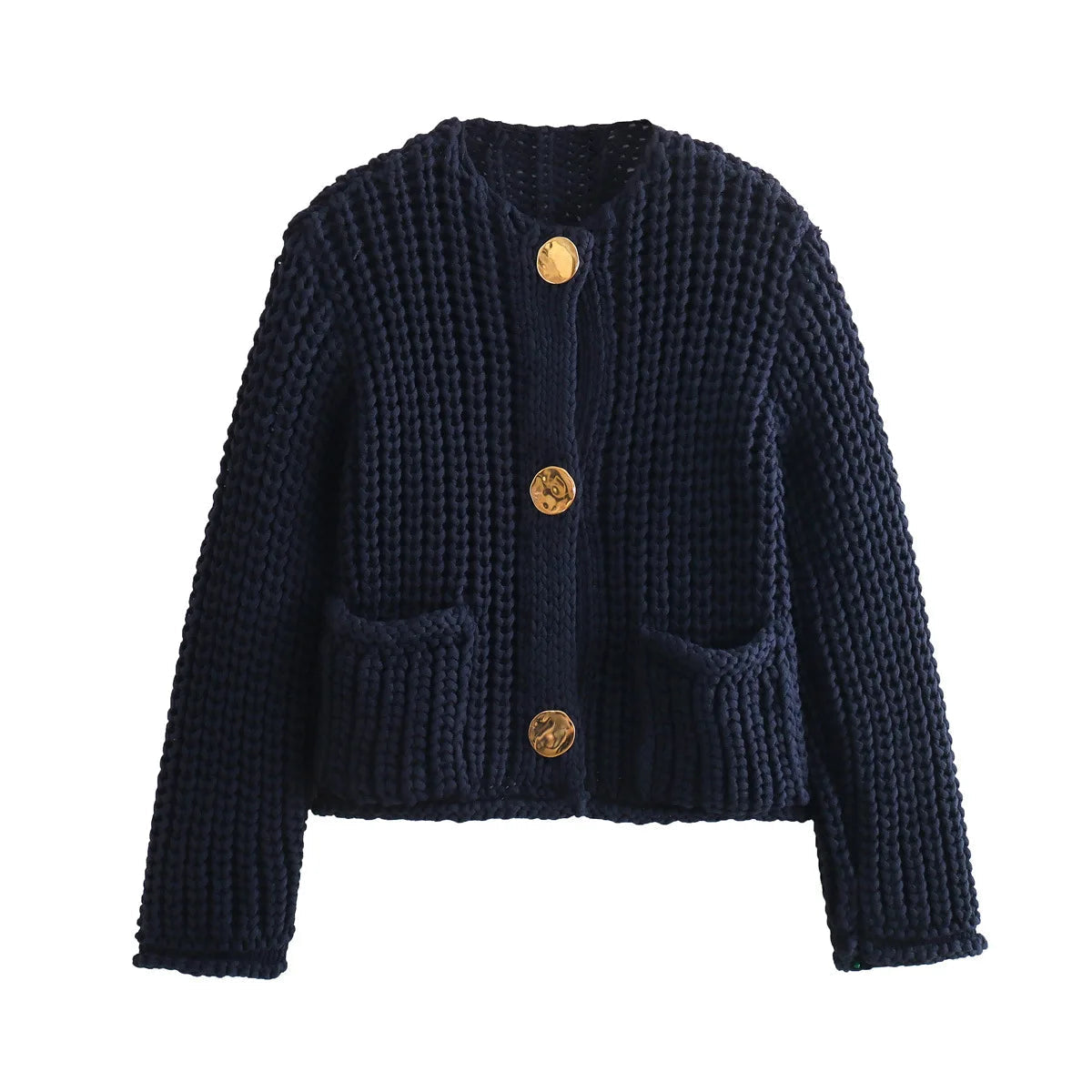 Aiertu  -  Women V Neck Cardigan Sweater Solid Casual Warm Outerwear Knitwear Autumn Winter Long Sleeves Single Breasted Top Mujer Aiertu