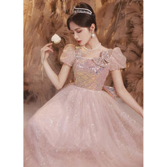 Aiertu 2025 Banquet evening dress  new sequined bar mitzvah fairy high-end long dress music life test temperament dress Aiertu