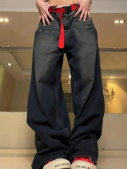 Aiertu  Vintage Washed Distressed Boyfriend Jeans Aiertu