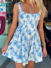 Aiertu  Square neck mini dress shopify