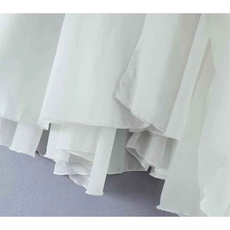 Aiertu  -  Sexy Backless White Sling Short Dress Women V Neck Sleeveless A-line Loose Summer Dresses Holiday Beach Robe Fairy Vestidos Aiertu