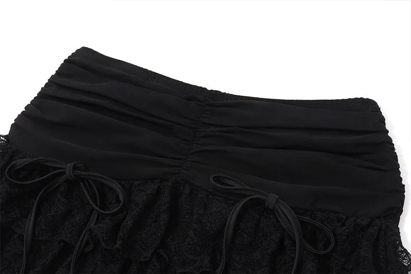 Aiertu  Off Shoulder Solid Sexy Fashion Backless Strapless Fairycore Skirt Set 2025 Spring New Prom Party Evening 2 Pieces Set Aiertu