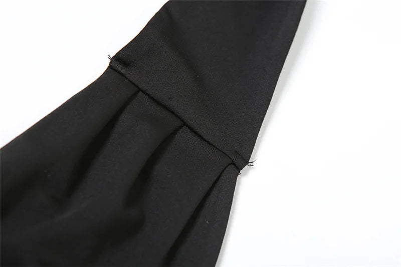 Aiertu  -   Sexy Deep V Neck Mini Dress Women Slim Bandage Off Shoulder Sleeveless Short Dresses Vacation Party Backless Dress Femme Aiertu