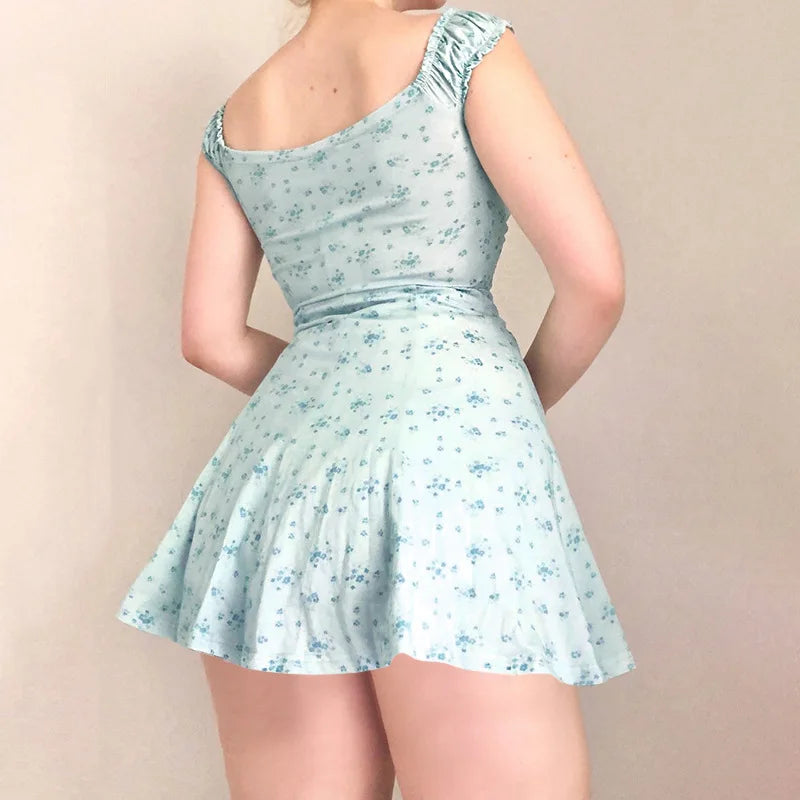 Aiertu  -  party look snspos Lace Japanese Sweet Lolita Dress Women Bow Pink Kawaii Party Mini Dresses Female Korean Fashion Dresse Summer Aiertu