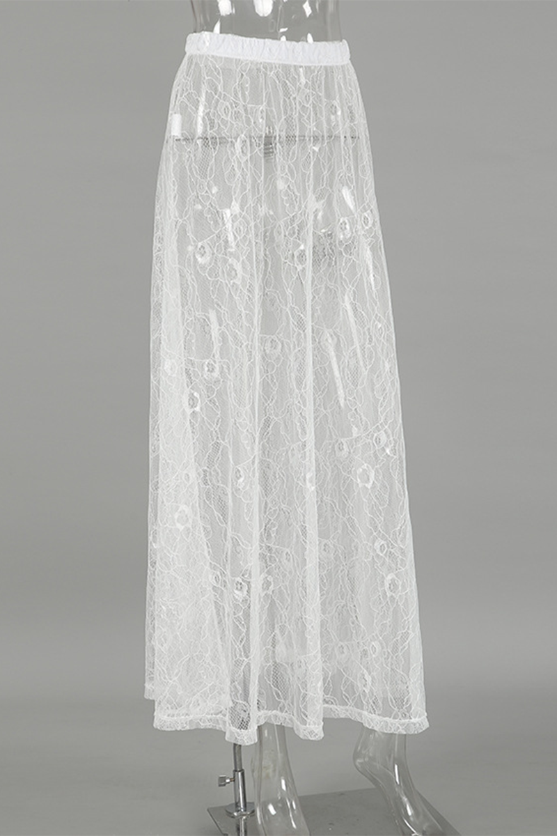 Aiertu  -Sexy Lace Hollow Out Loose High Waist Type A Bottoms aiertu