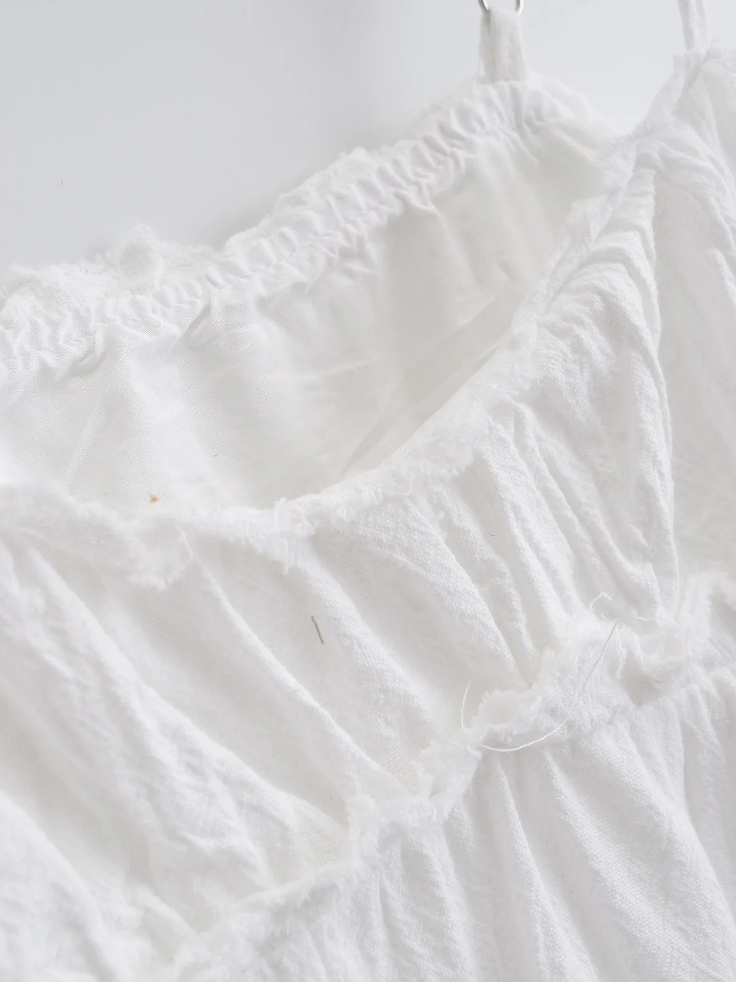 Aiertu  -  Europe, America 2026 summer new French sweet frilly backless suspender dress Aiertu