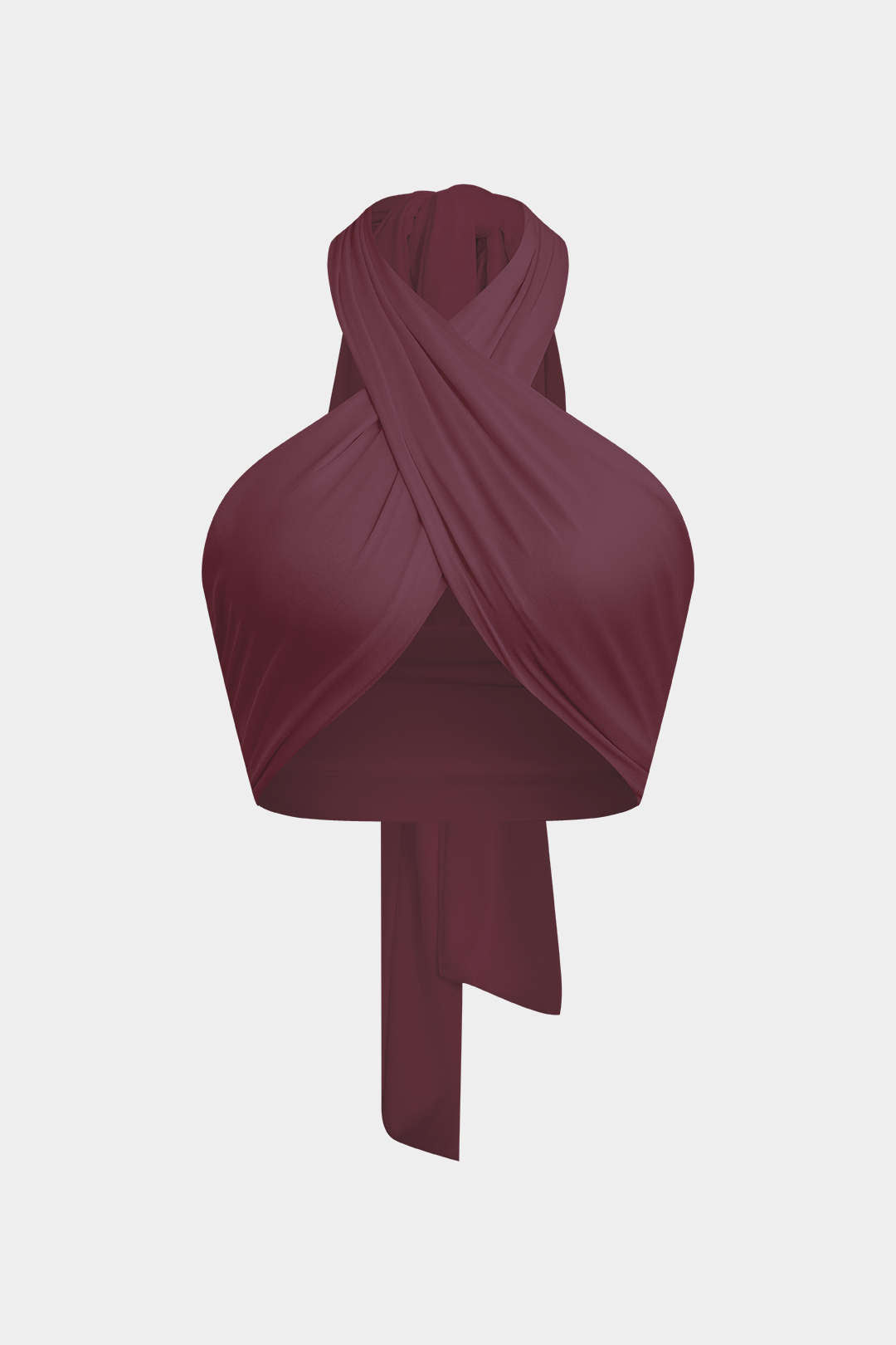 Aiertu  Tie-Back Cross Halter Tank Top Aiertu