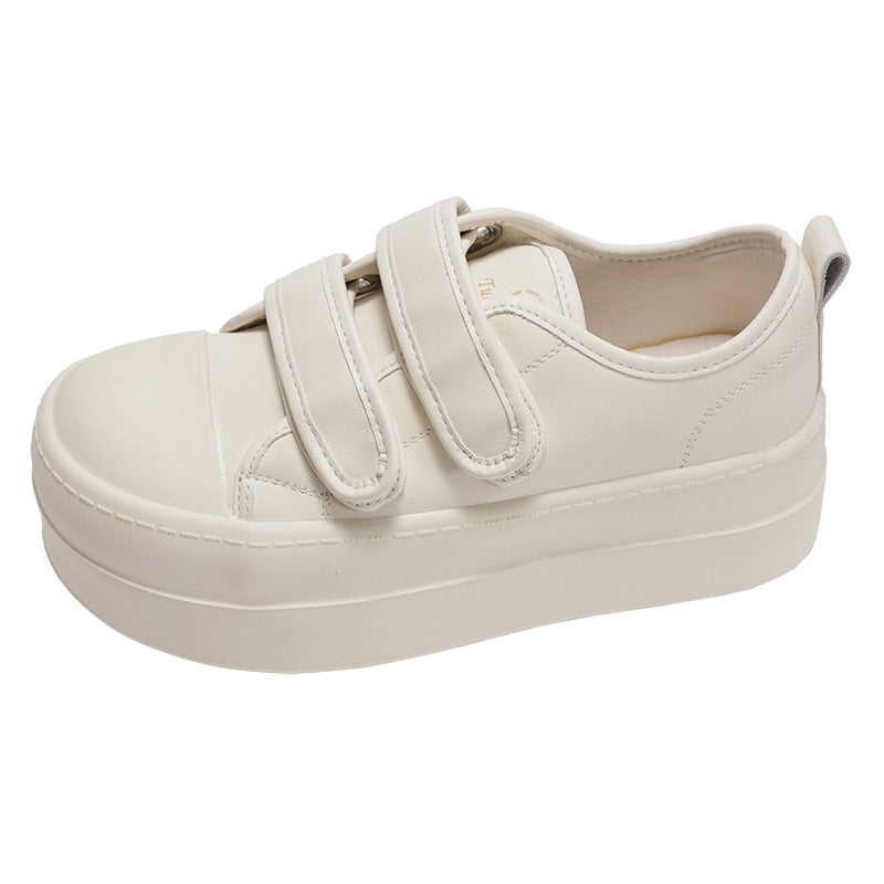 Aiertu  -  Women's Sneakers With Platform Thick Sole Hoof Heels Fabric Low Canvas PU Rubber Women's Sneakers With Platform Thick Sole Canva Aiertu