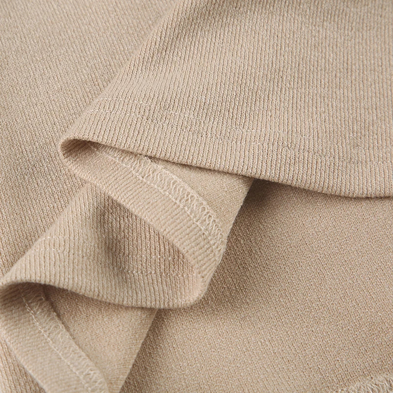 Aiertu  Solid Knitted Button V-Neck Women Skinny Dresses Simple Office Lady Style Elegant Fashion Clothes Aiertu