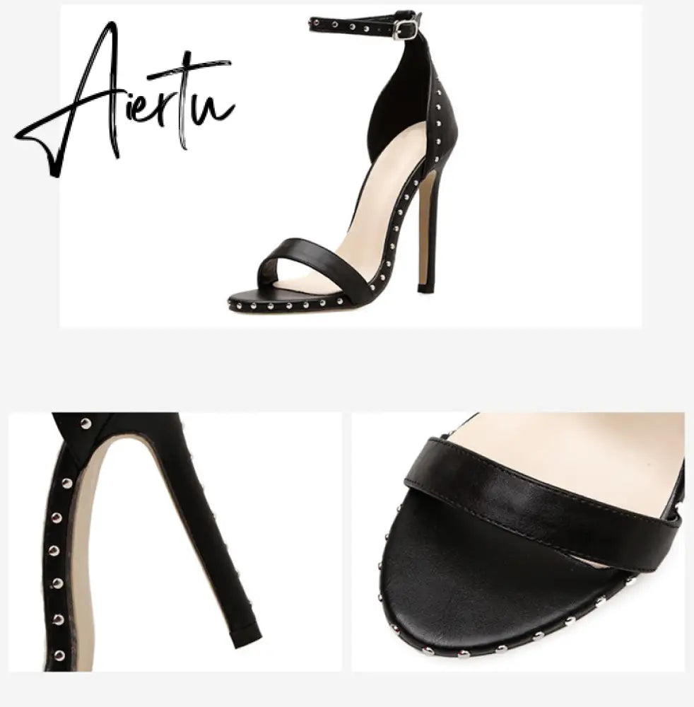 Aiertu 35-42 yards Sexy Ladies High Heels Women Shoes Summer Shoes Women Pumps Woman Party Shoes Super High Heel 11.5cm Aiertu