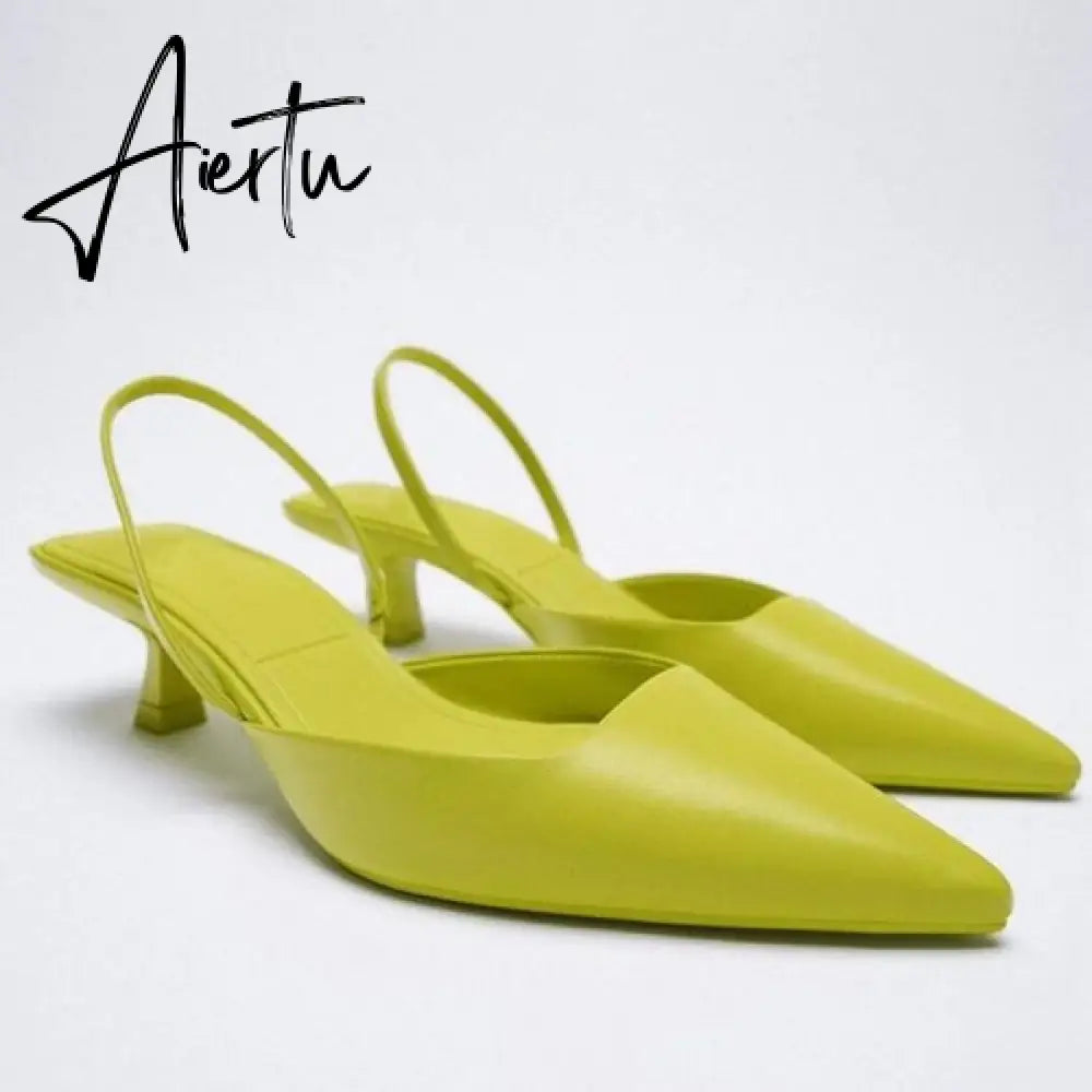Aiertu African Party Shoe and Bag Set Sexy Heels Shallow Mouth Pointed Pumps Lace-Up Sandals Ladies Slip On Golden Crossdressers Beige Aiertu