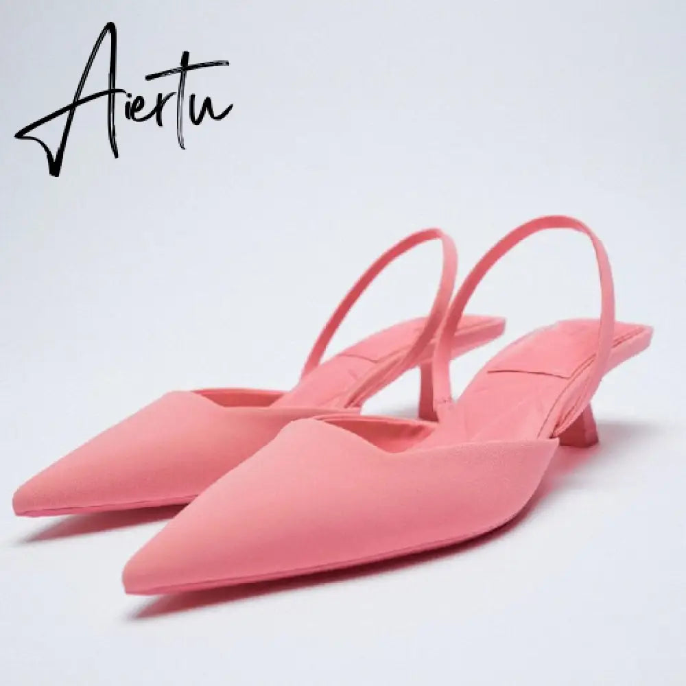 Aiertu African Party Shoe and Bag Set Sexy Heels Shallow Mouth Pointed Pumps Lace-Up Sandals Ladies Slip On Golden Crossdressers Beige Aiertu