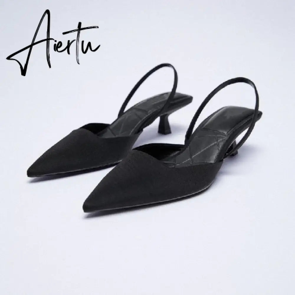 Aiertu African Party Shoe and Bag Set Sexy Heels Shallow Mouth Pointed Pumps Lace-Up Sandals Ladies Slip On Golden Crossdressers Beige Aiertu