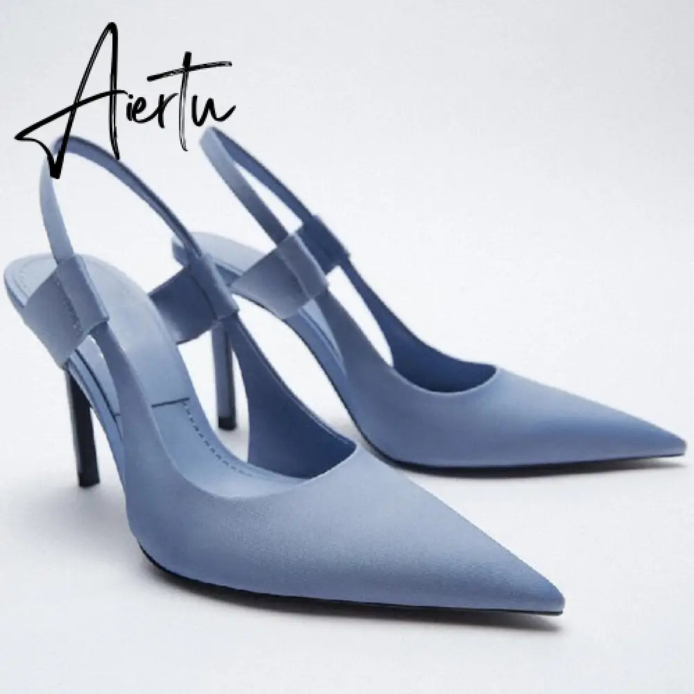 Aiertu African Party Shoe and Bag Set Sexy Heels Shallow Mouth Pointed Pumps Lace-Up Sandals Ladies Slip On Golden Crossdressers Beige Aiertu