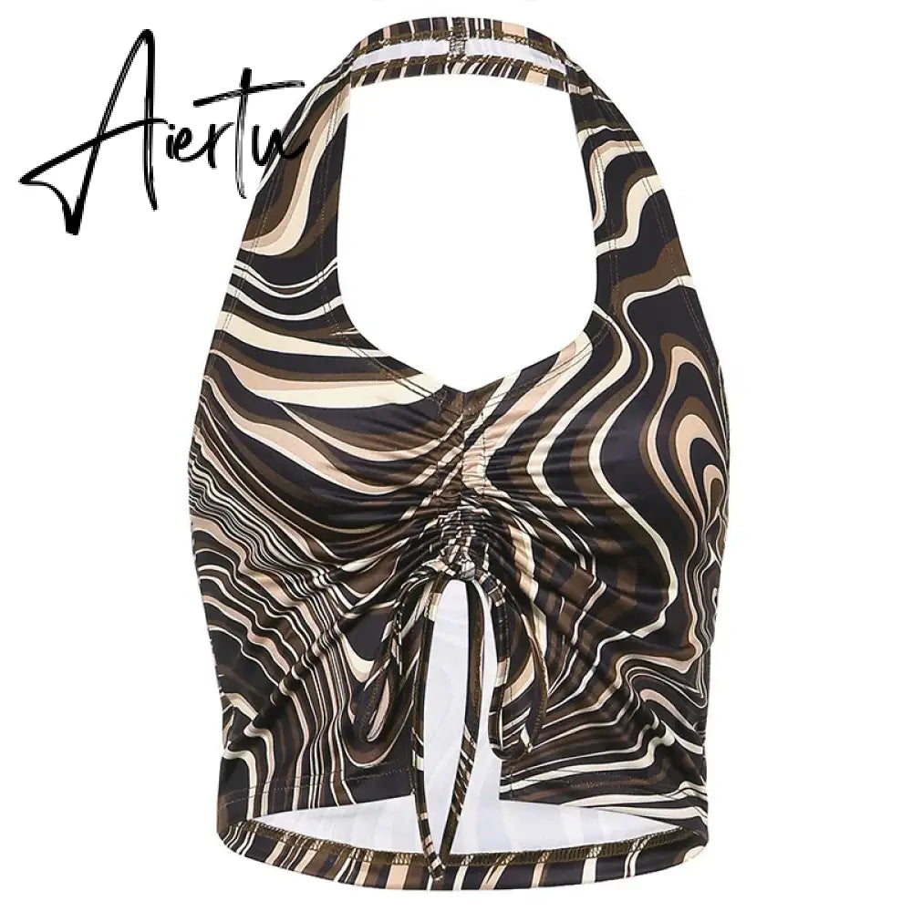 Aiertu Baby Tee Bustier sleeveless Clothes For YK2 Corset Sexy Tank Crop Top Women Cyber Accessories Summer Body Blouse Aesthetic Aiertu