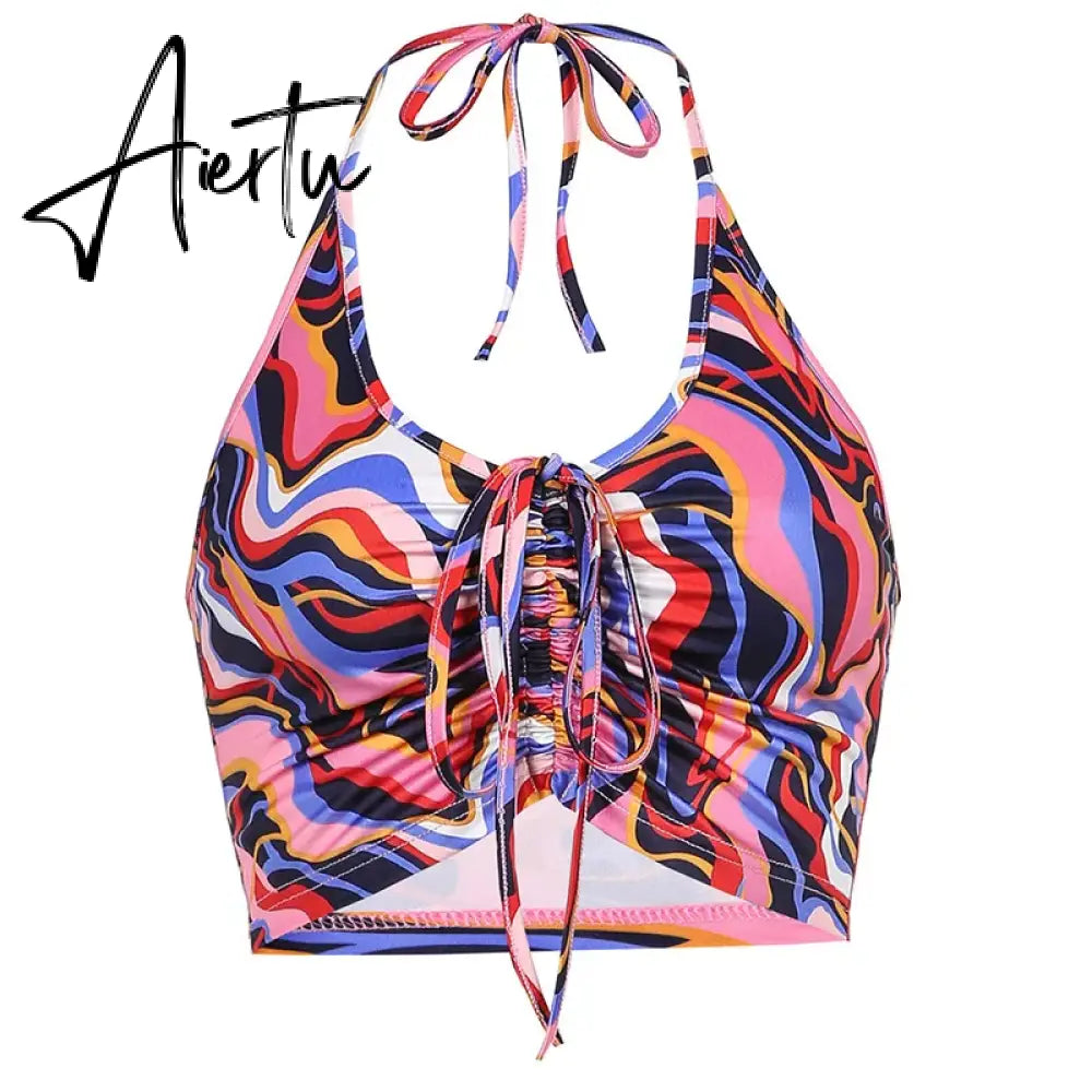 Aiertu Baby Tee Bustier sleeveless Clothes For YK2 Corset Sexy Tank Crop Top Women Cyber Accessories Summer Body Blouse Aesthetic Aiertu