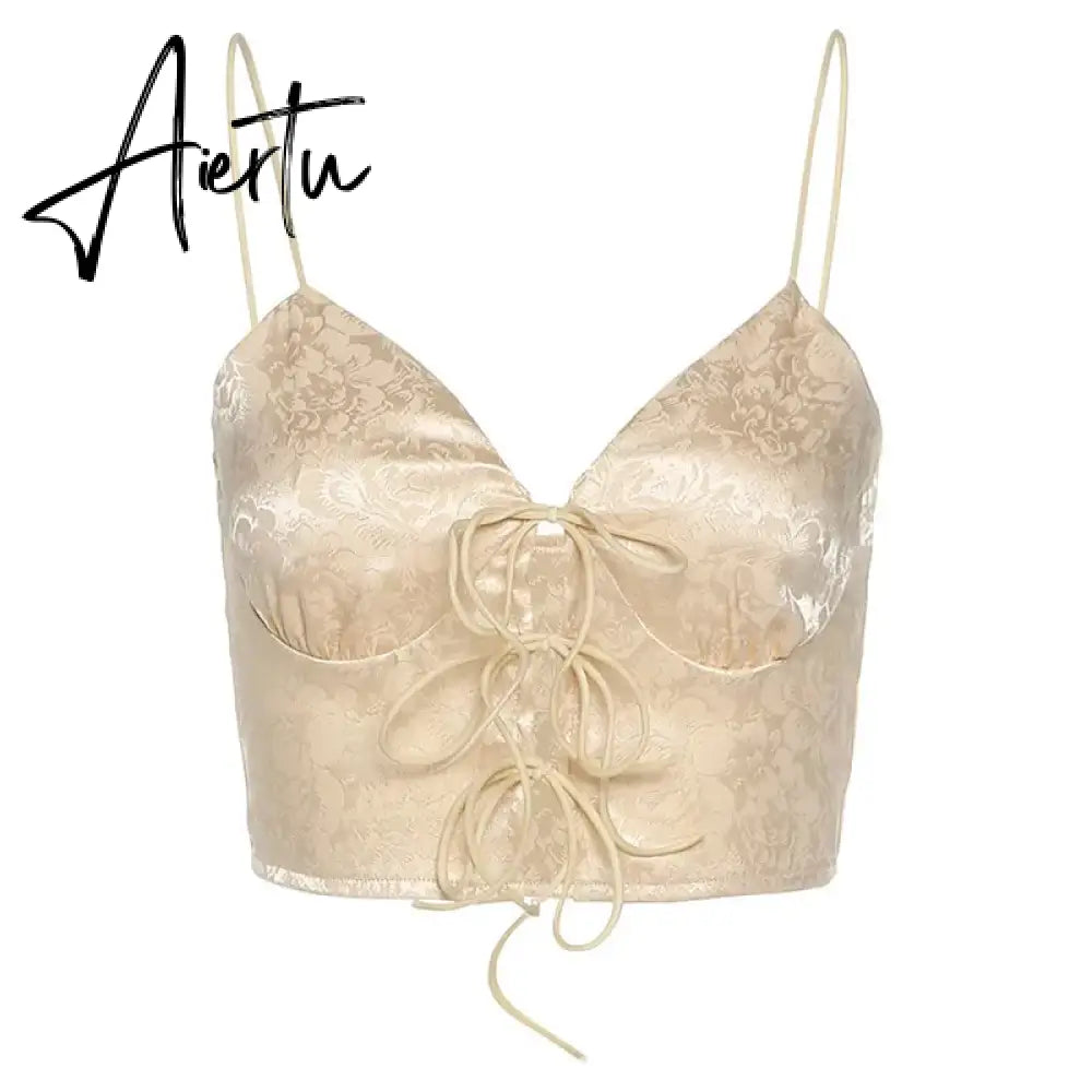 Aiertu Baby Tee Bustier sleeveless Clothes For YK2 Corset Sexy Tank Crop Top Women Cyber Accessories Summer Body Blouse Aesthetic Aiertu