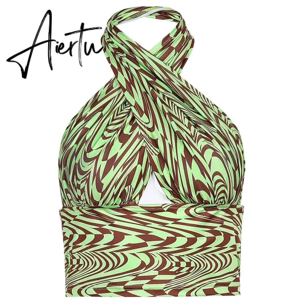 Aiertu Baby Tee Bustier sleeveless Clothes For YK2 Corset Sexy Tank Crop Top Women Cyber Accessories Summer Body Blouse Aesthetic Aiertu