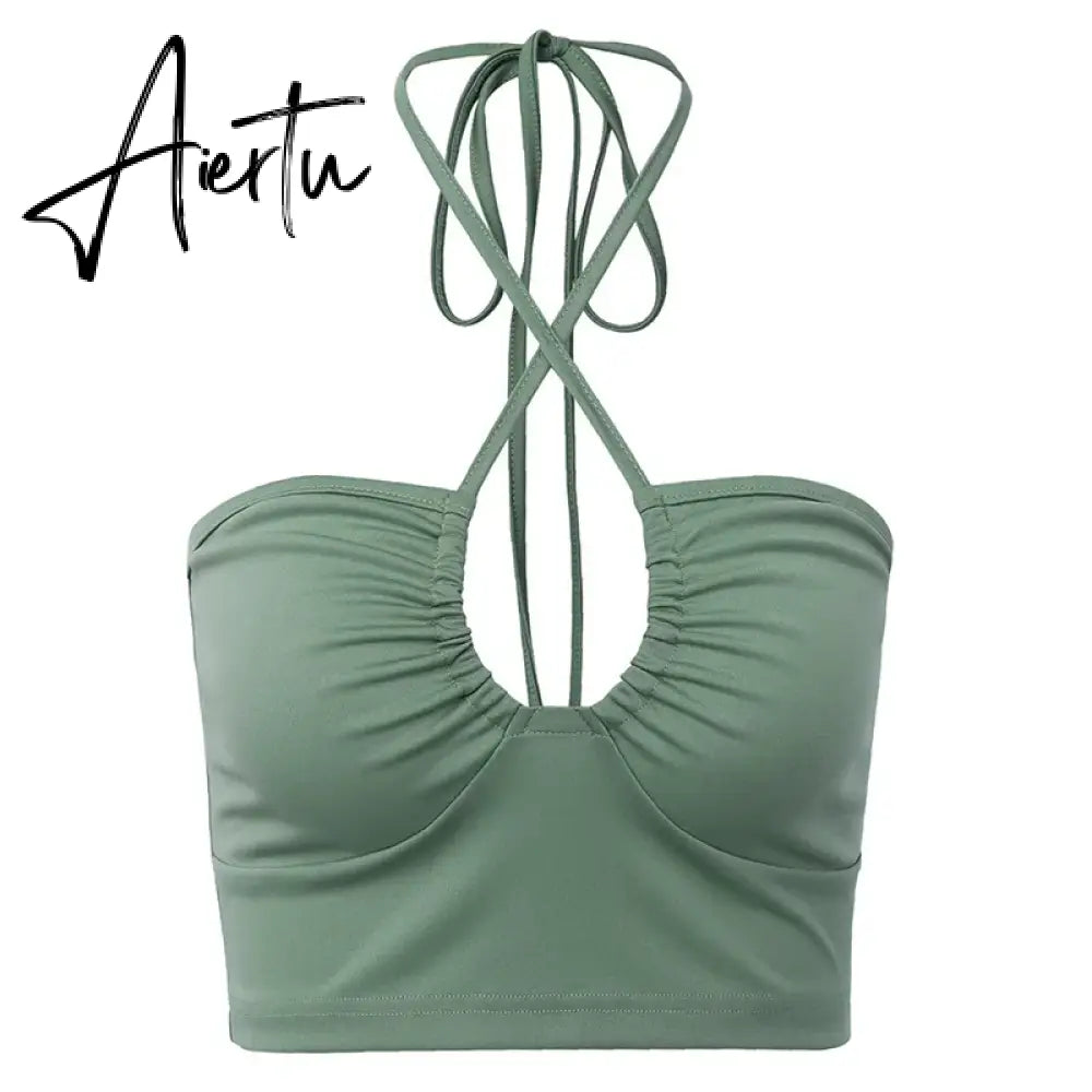 Aiertu Baby Tee Bustier sleeveless Clothes For YK2 Corset Sexy Tank Crop Top Women Cyber Accessories Summer Body Blouse Aesthetic Aiertu