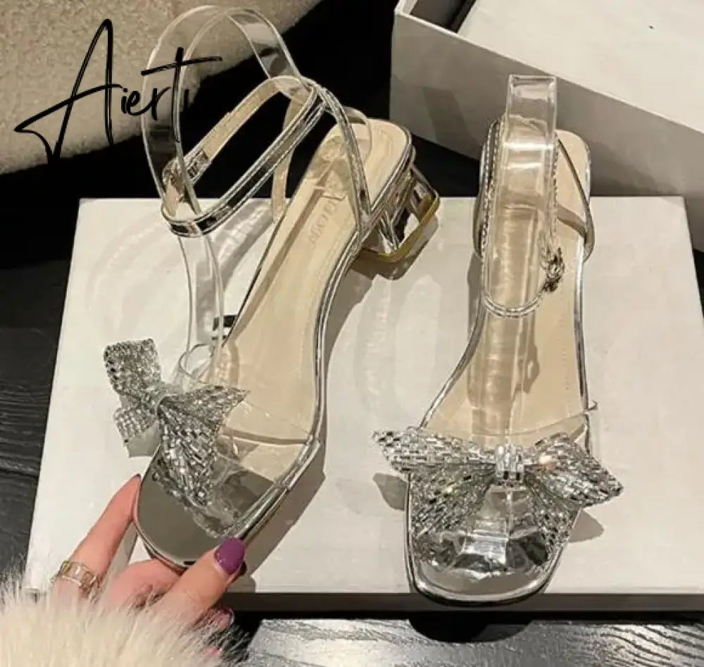 Aiertu Black Platform Sandals Female Shoe Summer Lace Denim Women's High Heels Med Espadrilles Girls Laces Fashion Gladiator Beige Aiertu