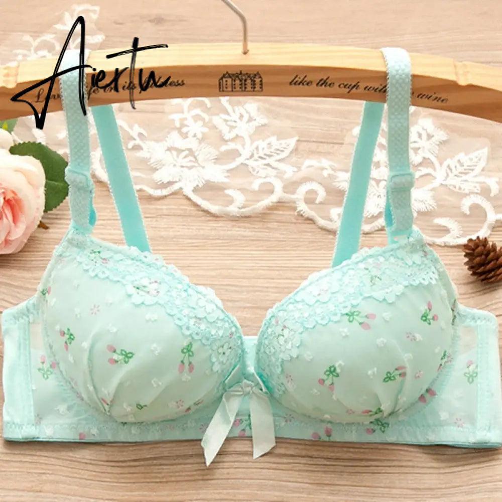 Aiertu Bras for teenagers training bra for kids Cute bow and comfortable Underwear for girls Made of cotton Aiertu