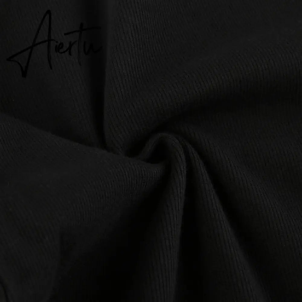 Aiertu Clubwear Sexy Slim Dress Set Women Holiday Basic Solid 2 Piece Sets Sleeveless Crop Tops High Waist Split Maxi Skirts Aiertu