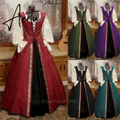 Aiertu  Cosplay Medieval Renaissance Gown Robe Victoria Palace Princess Dress Halloween Carnival Party Costumes for Women Adult Costumes Aiertu