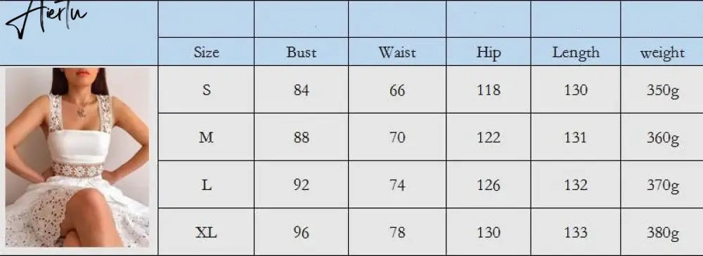 Aiertu  Elegant Women's Dress Stitching Hollow Suspender Dresses Summer Women's Clothing  Solid Color Sleeveless Sexy Lace Dress Aiertu