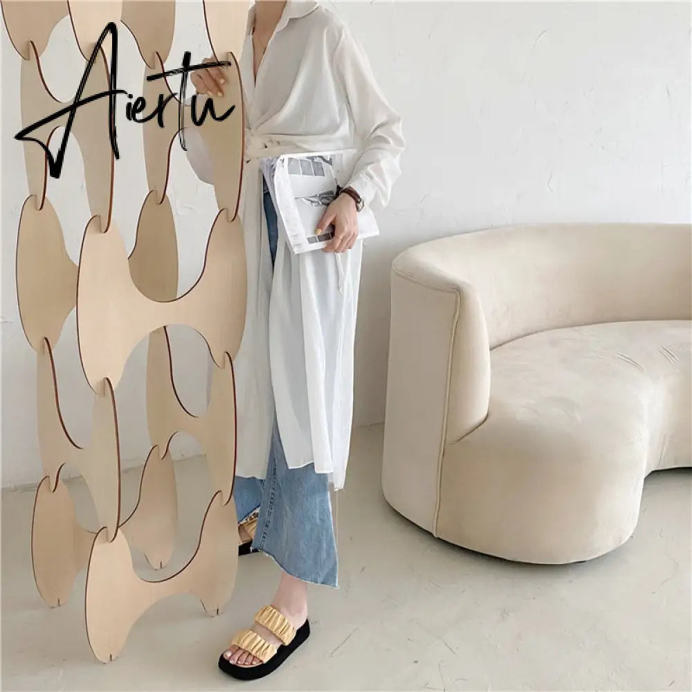 Aiertu Fashion Design Pleated PU Leather Woman Flat Shoes Summer Outdoor Beach Slippers Gladiator Sandals Womens Slides Aiertu